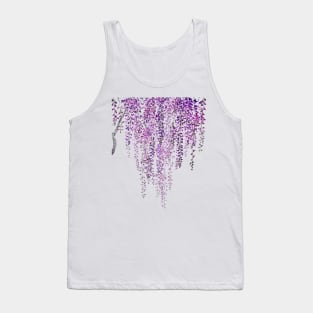 purple wisteria in bloom Tank Top